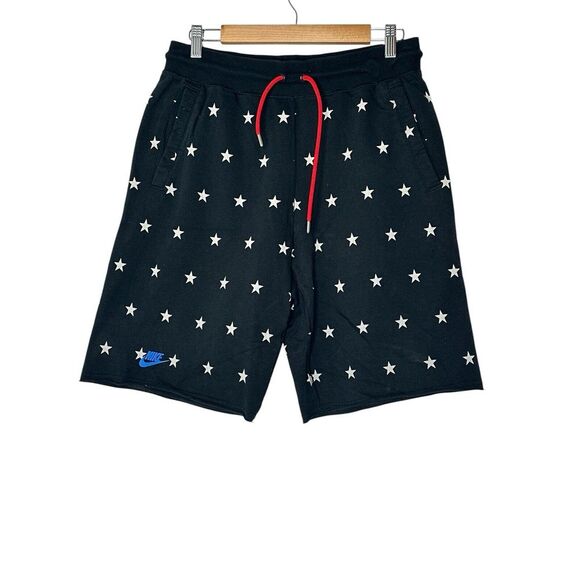 Nike Other - Nike Shorts Mens Médium NSW World Cup Stars Tech‎ Fleece Black 4th Of July